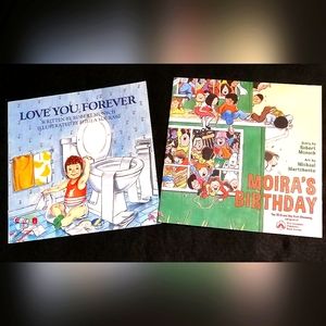 Robert Munsch / Love You Forever & Moira's Birthday Children's Soft Cover Books